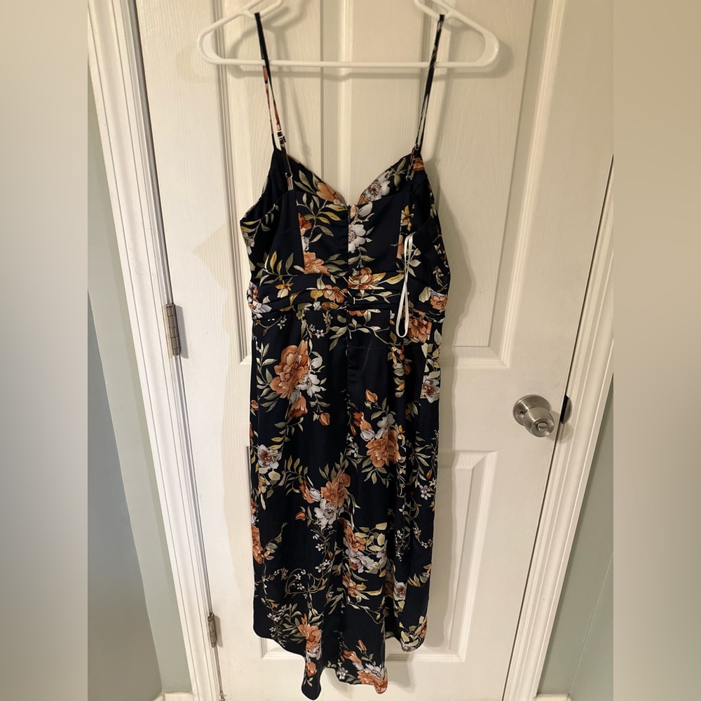 Lulus My Favorite Day Navy Floral Dresses (2!) NWT